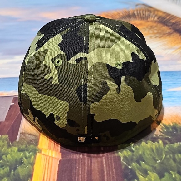 Cleveland Indians Camo Promodel Hat 7 1/4 - Picture 5 of 10